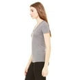 thumbnail image 2 of Women's Jersey Deep V-Neck Short Sleeve T-Shirt, 2 of 3