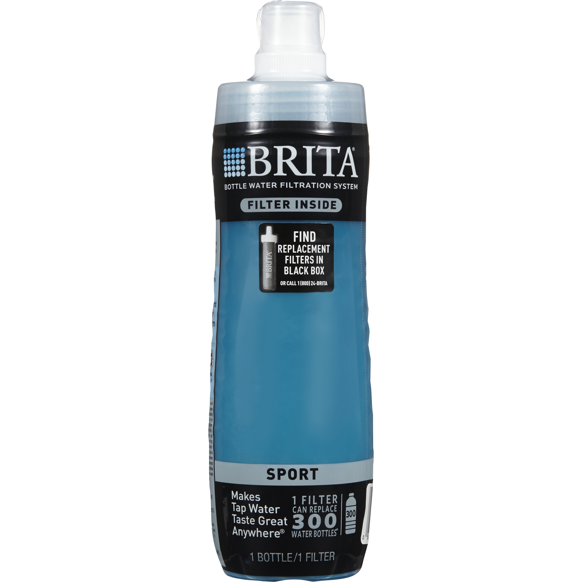 Brita Sport Water Bottle with Filter - BPA Free - Blue - 20 oz - image 4 of 6
