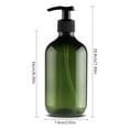 thumbnail image 2 of 4PCS Dark Brown Pump Bottle, Shampoo Bottles With Pump For Shampoo Conditioner, Shampoo Lotion Body Wash 500ml, 2 of 8