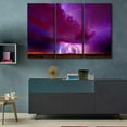 thumbnail image 4 of TISHIRON 3PCS Framed Lightning Storm Theme Canvas Wall Art Set,36"x24" Blue Purple Lightning Canvas Art Decor, 4 of 7