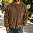 thumbnail image 2 of Kezqiaxn Sweatshirts for Men Fall Long Sleeve Pullover Athletic Tops Pockets Crewneck Sweatshirt Plus Size Fashion, 2 of 6
