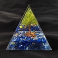 thumbnail image 1 of Mini pirámide de cristal natural, generador de energía, cuarzo, amatista, curación espiritual, cristal, chakra, pirámide de resina, 1 of 6