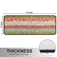 thumbnail image 5 of Kitchen Rugs Sets Of 2,Pioneer Flower Floral Print Pattern Anti Fatigue Kitchen Mat Rugs Non Slip Washable,Decorative Kitchen Floor Mats for Kitchen,Sink,Laundry,17"x47"+17"x47", 5 of 5
