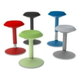 thumbnail image 3 of Learniture Adjustable-Height Active Motion Stool with Circular Seat - Flexible Seating for Classroom, Office or Home Gray, 3 of 7