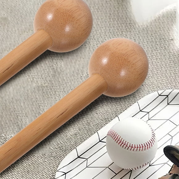Phenofice Adjustable Baseball Glove Pounder Wood Khaki Glove Shaping Tool for Softball Players 1Pcs