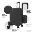 thumbnail image 4 of iFLY Hardside Take Off 20" Carry-on Luggage, Black, 4 of 10