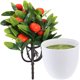 thumbnail image 1 of unbranded Árbol Artificial En Maceta Verde Oliva Para Interior Y Exterior, 1 of 6