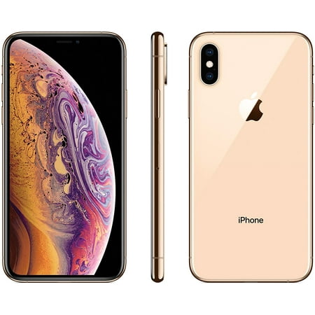 Restored Apple iPhone XS A1920 (Fully Unlocked) 64GB Gold (Grade A+)