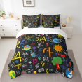thumbnail image 2 of Math Bed in a Bag Twin 7 Pieces - Twin Size Comforter Set,Mathematical Formula Bedding Sets Math Equations Art Bed Set with Comforter,Sheets,Pillowcases & Shams, 2 of 5