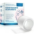 thumbnail image 2 of 1.5M×2.5Cm Silicone Scar Tape Roll | Reusable Scar Removal Patch, Keloid Scar Strips | Application (35G), 2 of 9