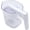 White, variant on Rae Dunn Measuring Cup Set, Stackable Measuring Cups with Funnel and Scraper, White, 9-Pieces