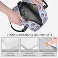 thumbnail image 3 of Fuzoiu Donut with the USA Fag Print Insulated Lunch Bag for Women Men Large Reusable Lunch Box Adult Leakproof Portable Cooler Tote Bags for Work Picnic, 3 of 7