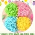 thumbnail image 3 of CCOCC 200G Paper Easter Grass,Shredded Paper Grass for Easter Basket Filling Gift Wrapping Colorful Basket Filler Bulk for Party Favors Decorations And Stuffers（7Oz）, 3 of 7