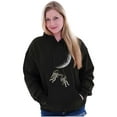 thumbnail image 3 of Funny Space Astronaut Moon Swing Hoodie Sweatshirt Women Men Brisco Brands S, 3 of 6