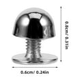 thumbnail image 2 of PENIKOKO 10Pcs Silver Round Spikes Rivets for DIY Fashion and Crafts, 2 of 7