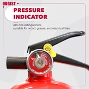 Ougist ABC Fire Extinguisher for Home & Vehicle, 2.5lb 1-A:10-B:C Rated, Certified for Kitchen/Car/Boat, Base Model