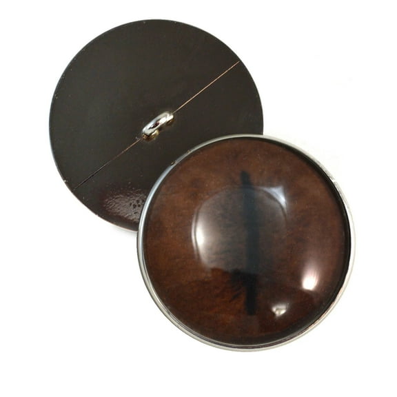 Brown Koala Inspired Sew-On Button Glass Eyes