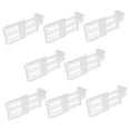 thumbnail image 1 of Espacio Del Refrigerador Partition Telescópica 8 Divisores Puerta Lateral Paneles Dividientes Los Estantes Almacenamiento Congelador PAR () White, 1 of 9