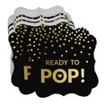 thumbnail image 3 of Inkdotpot Ready To Pop Baby Shower Bottle Tag Real Gold Foil Favor Bracket Shape Hang Tags Pack Of 50, 3 of 7