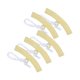 thumbnail image 4 of 5 piezas de protectores de llantas, accesorios de protección, cambio de ruedas profesional Beige Amarillo, 4 of 9