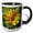 Black/White, variant on 3drose, Jerusalem Artichoke Sunflower, 11oz Mug