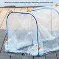 thumbnail image 3 of Greenhouse Film Hoop Set, Practical Multi Functional Clear Plastic Greenhouse Film Strong Support Space Saving  for Plantation, 3 of 7