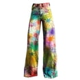 thumbnail image 4 of Yellow Women's Casual Pants, Women'S Loose Fashion Plus Size Printed Casual Pants,Women's Casual Pants 4XL, 4 of 4