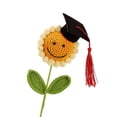 thumbnail image 2 of Ramo de Girasol Tejido a Mano para Graduación con Cara Sonriente y Mini Birrete, Flor Artificial Reutilizable para Fiesta de Graduación, Decoración de Aula, Regalo para Estudiantes, 2 of 6