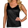 thumbnail image 1 of Women's Shadowline 2410 Princess Wide Strap Camisole (Black 46), 1 of 4