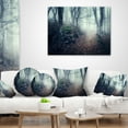 thumbnail image 4 of Designart Old Style Path in Forest - Landscape Photography Throw Pillow - 16x16, 4 of 5