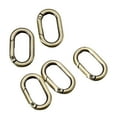 thumbnail image 5 of Tachiuwa 5x5 Pieces Spring Oval Rings 1" Oval Carabiners for Purse Jewelry Making Craft Bronze, 5 of 10