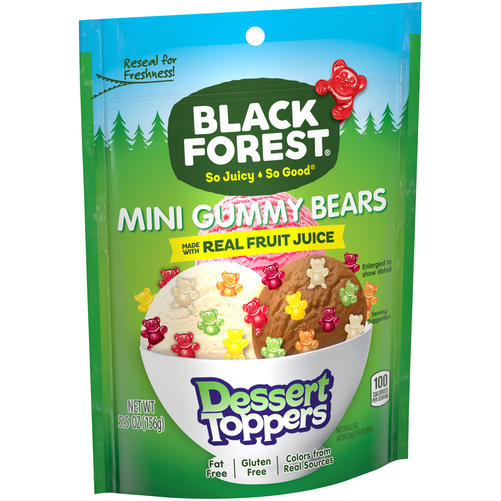 Black Forest Mini Gummy Bears Dessert Toppers, 5.5 oz