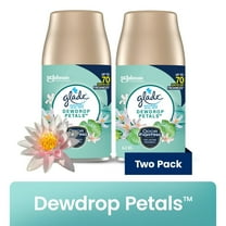 Glade Automatic Spray Air Freshener Refill, Dewdrop Petals, 6.2oz 4pk Total