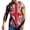 Red, variant on Men Tank Tops Men's National Day Full Pattern Print Plus Size Round Neck Spring Summer Vest Red M