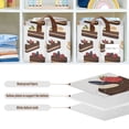 thumbnail image 4 of Yayeee Foldable Storage Basket for Shelves with Handles Waterproof Cloth Bins, White Cakes Pattern, 4 of 7