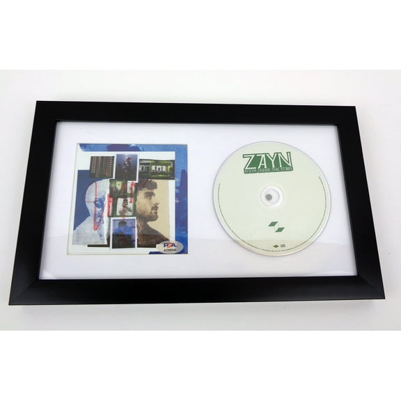 Zayn Malik One Direction 1D Signed Room Under The Stairs CD Framed PSA/DNA COA A