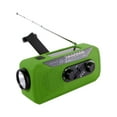 thumbnail image 2 of LSLJS Emergency Crank Radio with 2000mAh Emergency Power Bank, AM/FM/WB NOAA Powered Radio with Alarm, Bright Flashlight, Emergency Power Bank for Cellphone, Power Radio, 2 of 6