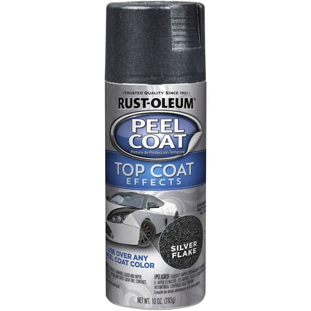 Rust-Oleum Peel Coat Top Coat, Silver Flake