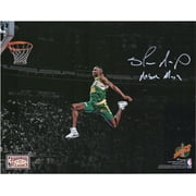 Shawn Kemp Seattle Supersonics Autographed 11" x 14" 1991 Slam Dunk Contest Spotlight Photograph with "Reign Man" Inscription - Fanatics Authentic Certified