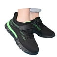 thumbnail image 3 of Xiaoxatg Boys Athletic Sneakers Lightweight Breathable Comfortable Walking Casual Shoes For Daily Wear Non Durable Design 10-10.5 Years Green, 3 of 9