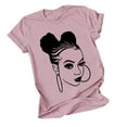 thumbnail image 2 of Rezuofi 2 Pcs Women's Tops Cute Graphic Print Summer Causal Cotton Round Neck Short Sleeve Blouses T Shirt, 2 of 3