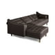 thumbnail image 4 of Sofá Cama Modular de Lino Chocolate Modelo Duomo Makora Reversible, 4 of 9