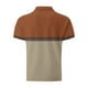 thumbnail image 5 of Blusa y camisa de manga corta con cuello vuelto para hombre, blusa de manga corta con solapa y botones estampados, blusa de poliéster para hombre, 5 of 5