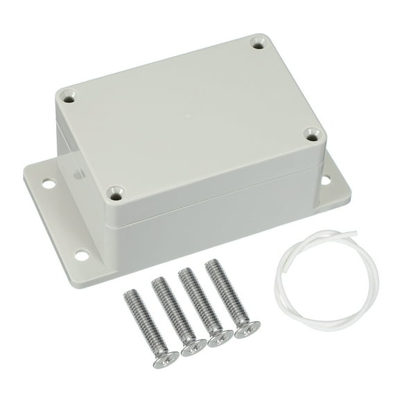 Uxcell Junction Box, Electrical Enclosure Box ABS Plastic Waterproof Outlet Plug Cover Cord Protector 100 x 68 x 50mm / 3.94 x 2.68 x 1.97