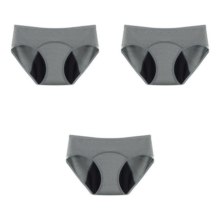KIHOUT Panties Shorts for Women Clearance Sale Womens Shorts Deals 3Pc Women s Physiological Underwear With High Absorption Capacity  Breathable and Leak Proof Medium and Low Waisted Cotton Underwear