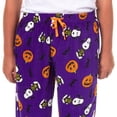 thumbnail image 3 of Peanuts Pajamas Men's Skeleton Snoopy Halloween Lounge Pajama Pants, 3 of 5
