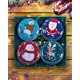 thumbnail image 2 of Paquete de 4 velas aromáticas navideñas para el hogar, velas aromáticas para aliviar el estrés, velas perfumadas, juego de regalos para fiestas de cumpleaños y Navidad, 2 of 4