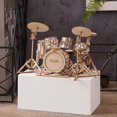 thumbnail image 2 of Rompecabezas 3D TUNC Modelo de madera Instrumentos musicales Kit de batería, 2 of 5