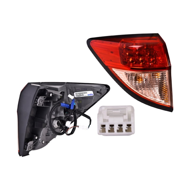 Calavera Hr-V 2016 A 2018 Honda Ext Izq Mica Rosa C/Leds DEPO