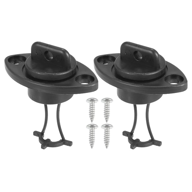 2uds Drenaje Tapón Rosca Drenaje Tapón con Tornillo para Kayak Negro